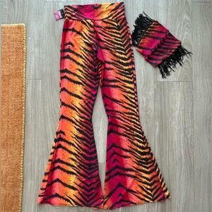 Rave Flare Pants with arm cuffs